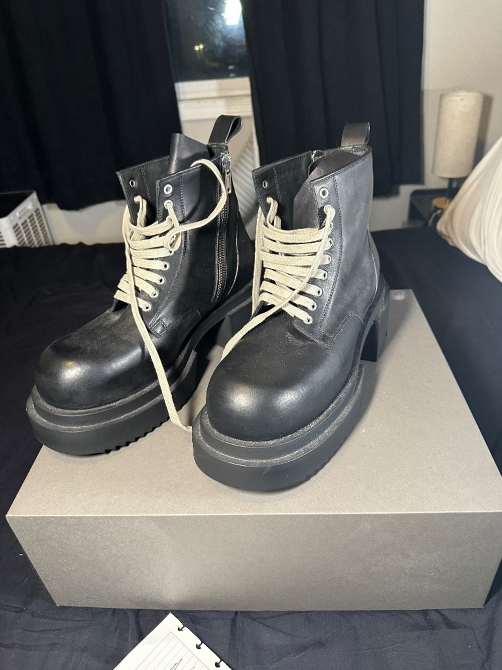 Rick Owens Army Bogun Boots (43.5)